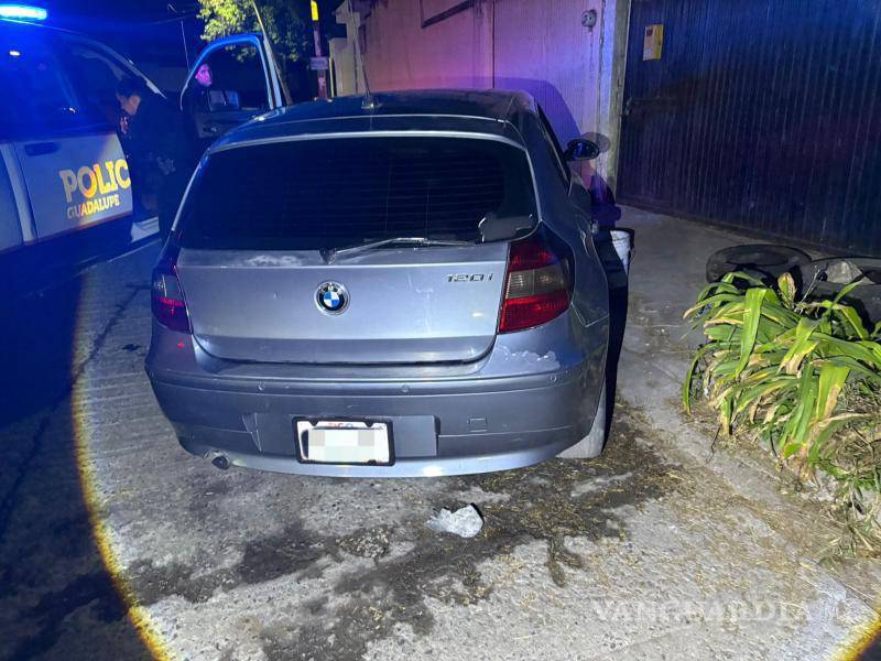 $!Detiene a hombre que paseaba en BMW con reporte de robo, en Nuevo León