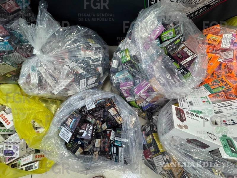 $!Vapeadores confiscados en el cateo