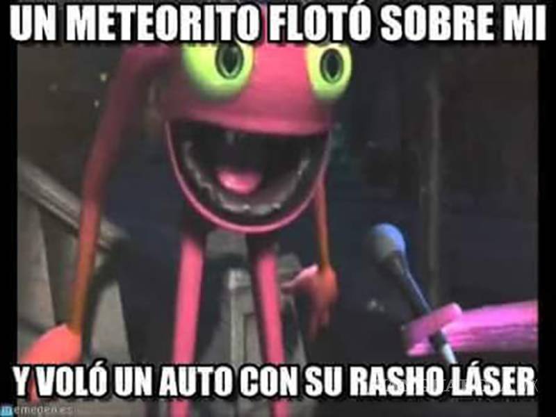 $!#Meteorito de Puebla desencadena Memes