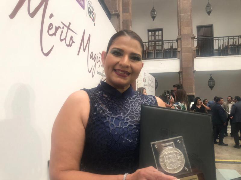 $!Alma Patricia Martínez Rodríguez, directora de Primaria de la escuela “Apolonio M. Avilés”, de Torreón.