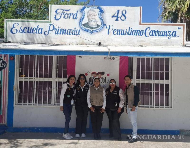 $!El plantel de docentes de la escuela monclovense agradecen la inversión.