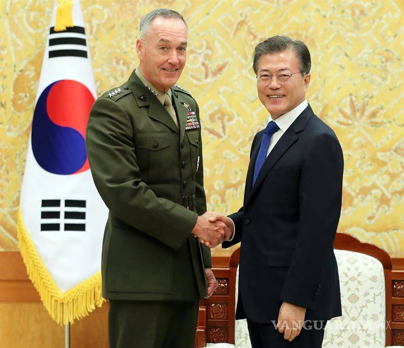 $!Aboga Joseph Dunford por la vía "diplomática y económica" ante Corea del Norte