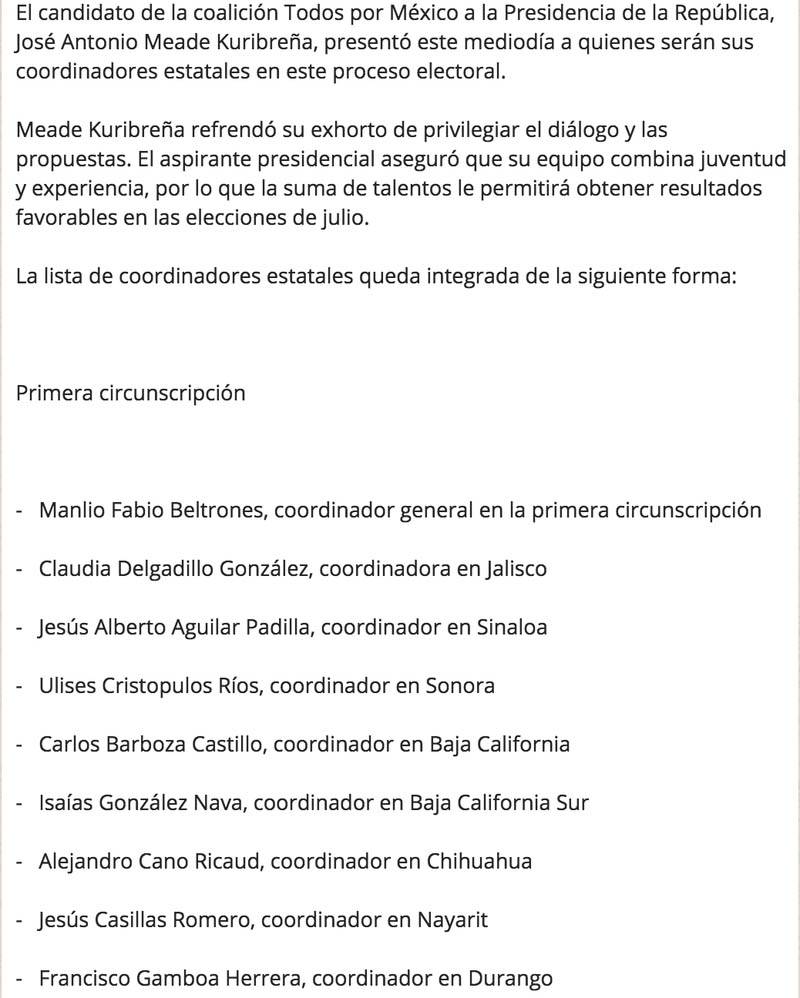 $!Coordinadora de campaña de Meade en Jalisco lo abandona... y se va con AMLO