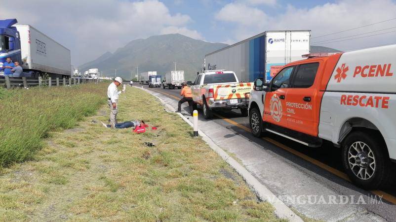 $!El operador fue llevado a un hospital.