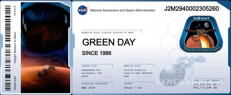 Green Day ‘aterriza’ en Marte con su pop punk