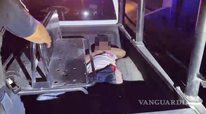 $!Elementos de la Policía Municipal de Ramos Arizpe detuvieron a tres individuos tras intento de robo a empresa.