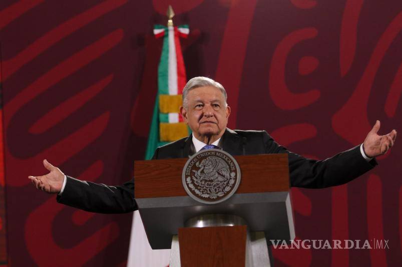 $!Andrés Manuel López Obrador, presidente de México, en su conferencia matutina.