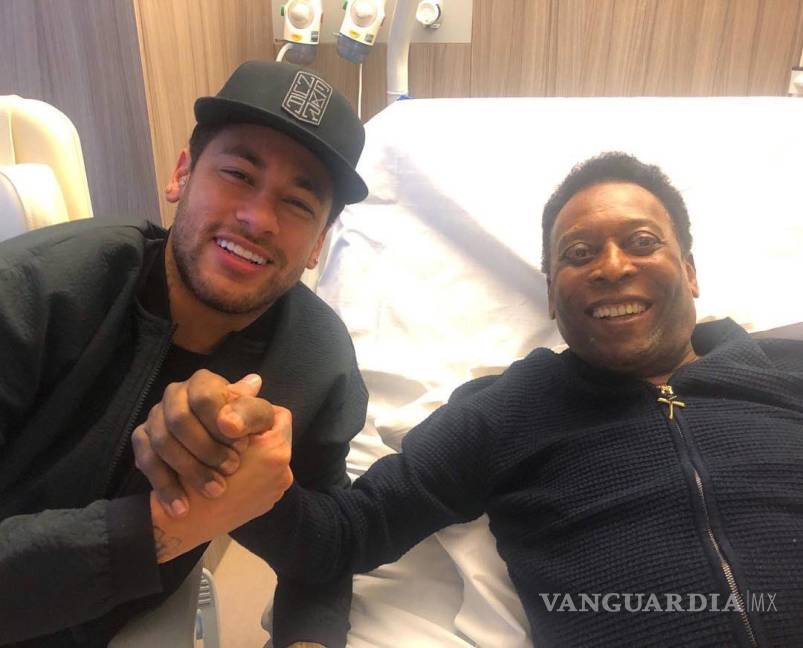 $!Neymar visita a Pelé en hospital de París