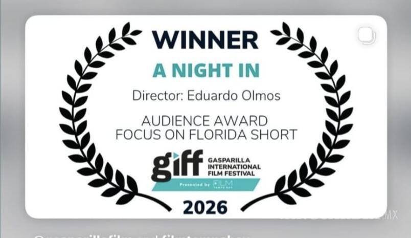 $!El trabajo del cineasta lagunero destacó entre diversas propuestas internacionales.