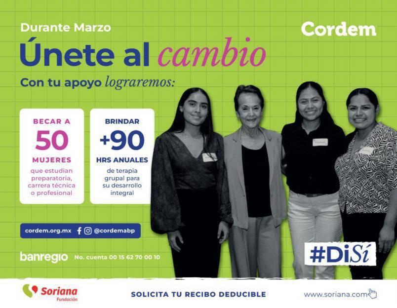 $!En 2024, la recaudación superó los 181 mil pesos y permitió apoyar a más de 50 beneficiarias.