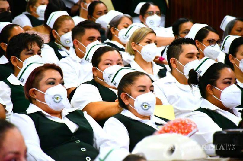 $!Reconocen autoridades labor de enfermeras de Monclova y Frontera; recuerdan a los caídos por Covid-19