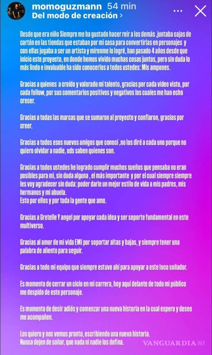 $!¡Nos la hicieron! Momo Guzmán anuncia su retiro del personaje Burrita Burrona