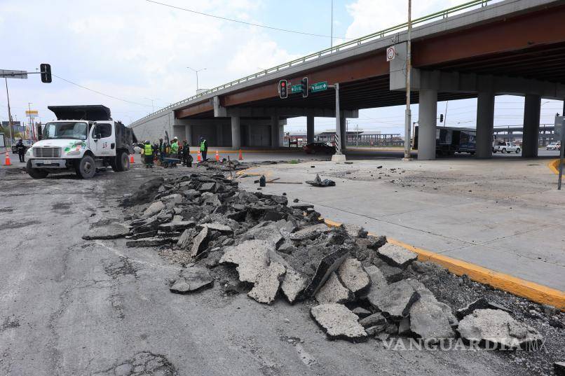 $!La entrada a Mirasierra fue cerrada parcialmente debido a reparaciones en curso tras los estragos de la tormenta.