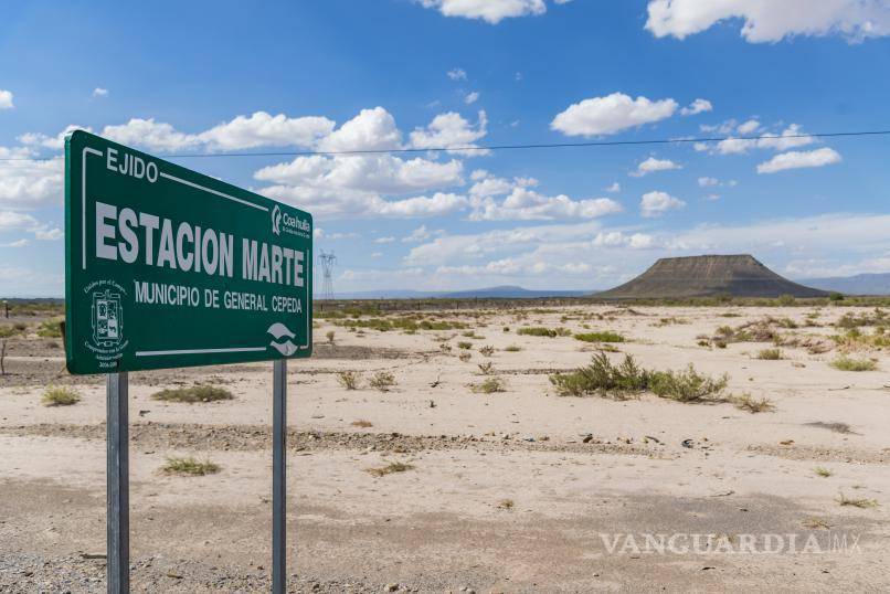 $!﻿Estación Marte se encuentra a 100 kilómetros de Saltillo y en esta localidad habitan 35 familias.