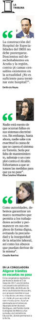 $!‘Que disculpa por masacre (en Allende) no se quede en lo simbólico’: Claudia Ramírez en el Congreso de Coahuila