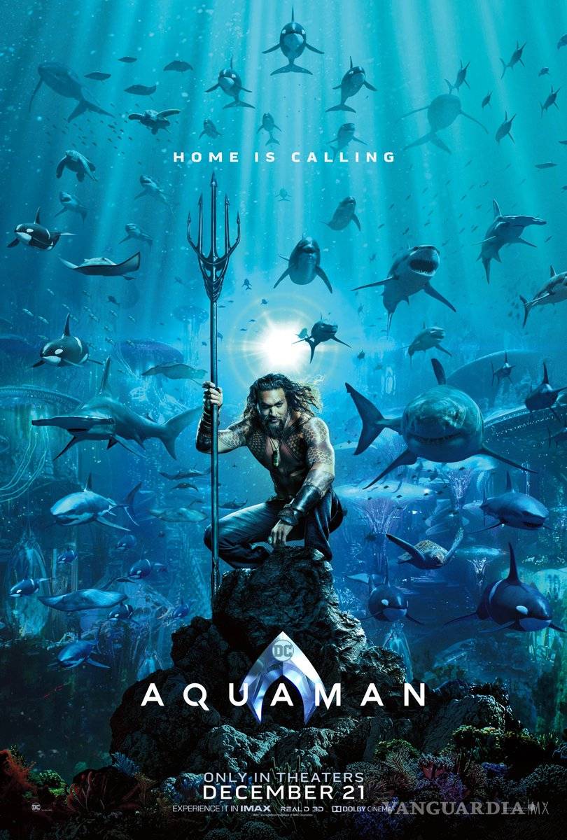 $!Aquaman estrena póster y anuncia su primer tráiler