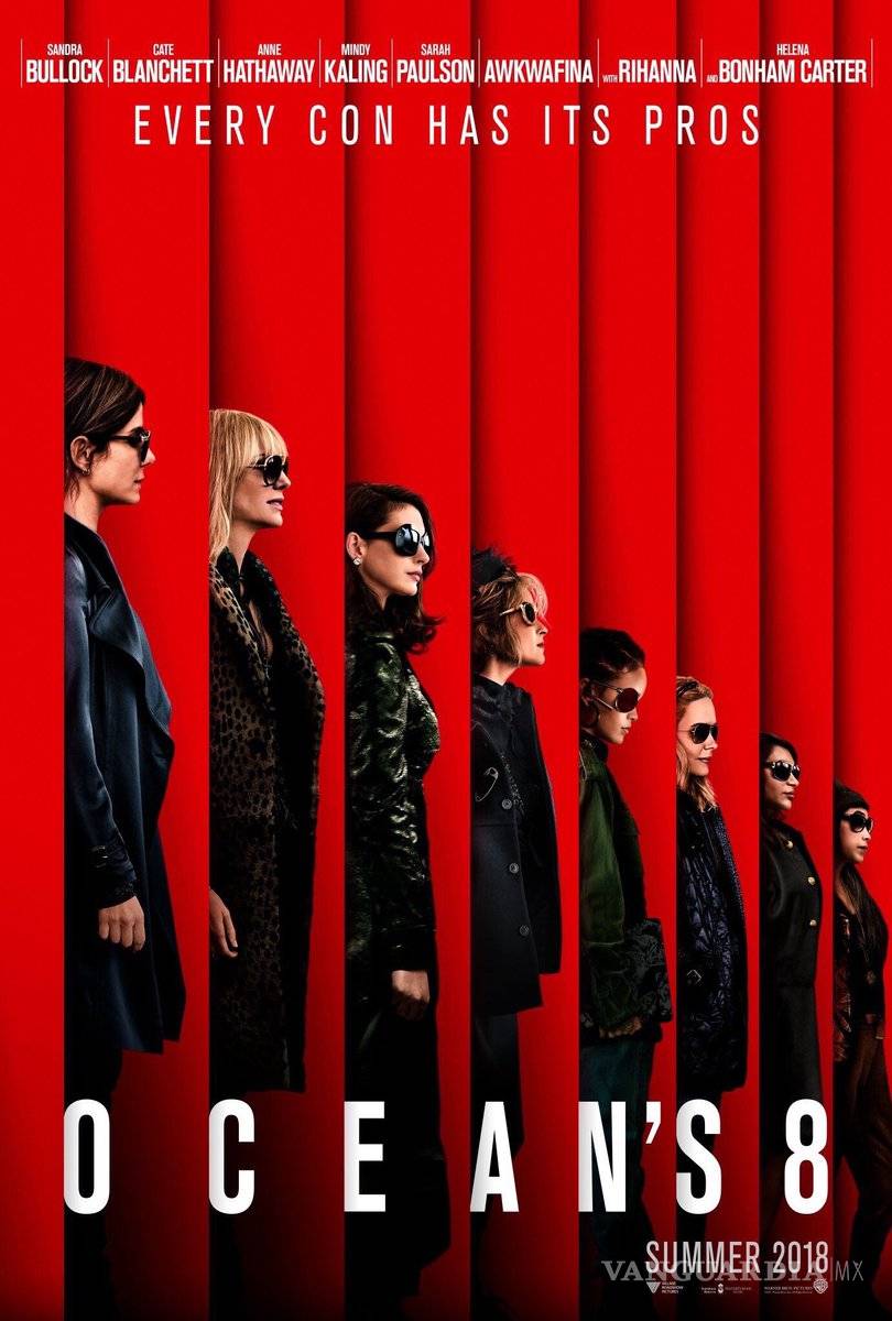 $!Sandra Bullock y Rihanna protagonizan el póster de Ocean's 8