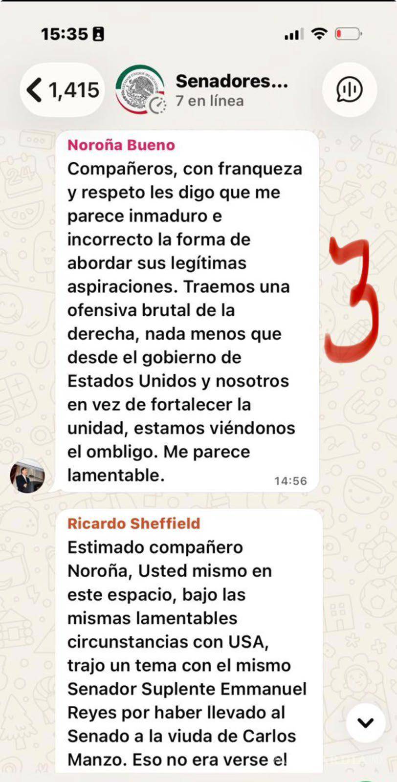 $!Filtran mensajes de Sheffield y Reyes Carmona disputándose candidatura de Morena en León