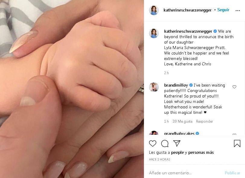 $!Chris Pratt y Katherine Schwarzenegger anuncian el nacimiento de su hija Lyla Maria