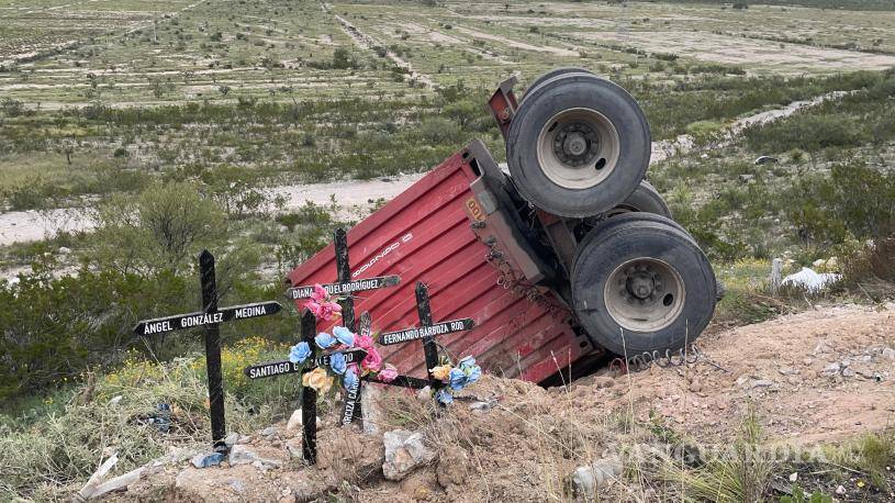 $!Caja de la unidad que se desprendió durante el incidente.