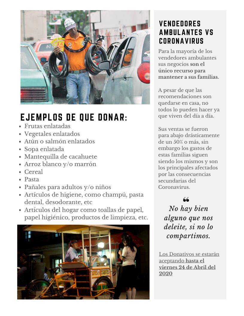 $!Ellos recolectan despensas para vendedores ambulantes de Saltillo y Ramos Arizpe