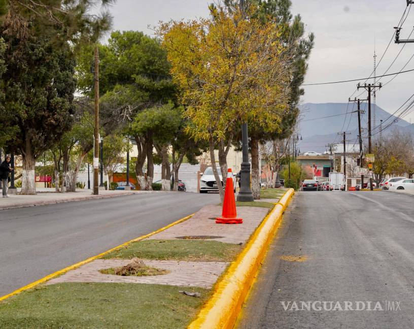 $!Totalmente renovado luce el bulevar Manuel Acuña.