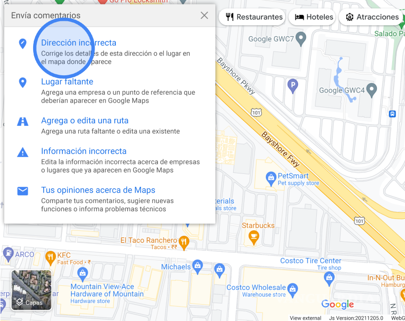 $!Pasos a seguir para realizar el reporte de una dirección en Google Maps | FOTOGRAFÍA: GOOGLE