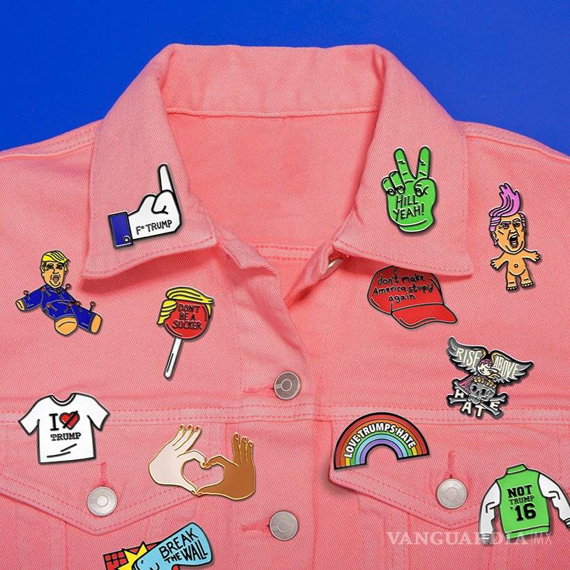 $!Pins contra Donald Trump: La moda antitrump