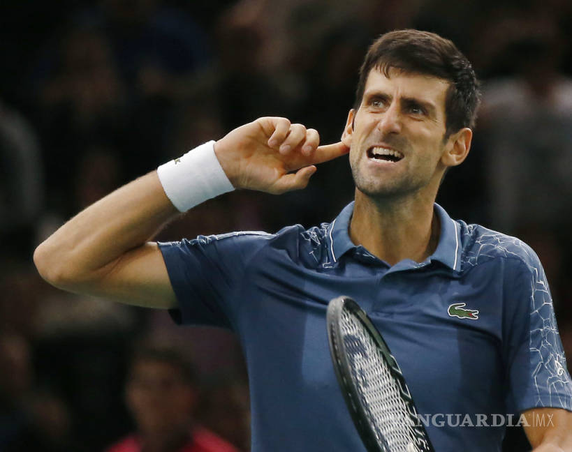 $!Djokovic derrota a Federer y está en la final del Masters 1000 de París
