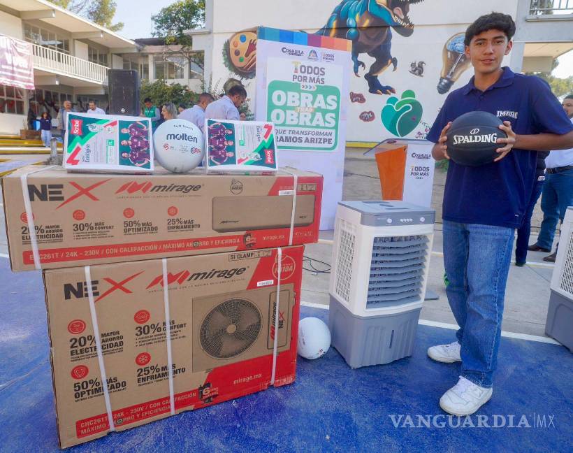 $!Los apoyos incluyen herramientas educativas, mobiliario, proyectores, material deportivo y equipo didáctico.