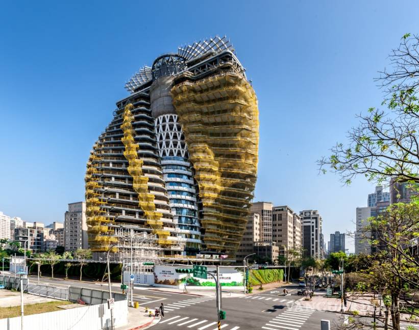 $!La torre Tao Zhu Yin Yuan, en Taiwán, absorbe 130 toneladas de CO2