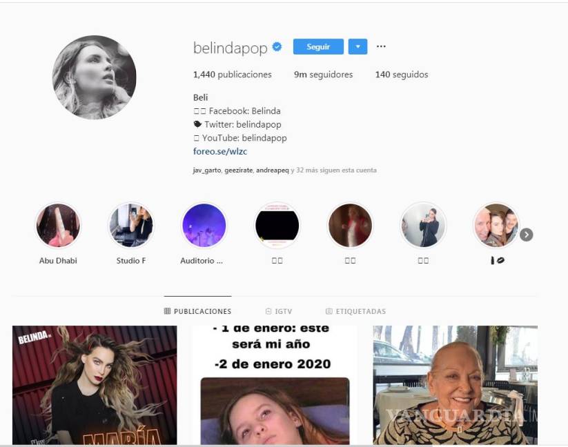 $!Tras destrozar a Gibrán, Danna Paola ya tiene más seguidores en Instagram que Belinda