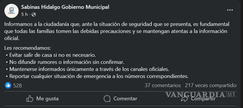 $!Un civil armado abatido y dos detenidos deja enfrentamiento en Sabinas Hidalgo, Nuevo León