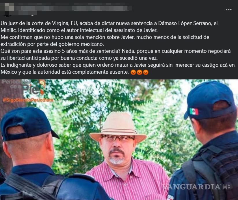 $!Sentencia contra “El Mini Lic” en EU reaviva reclamo de justicia por asesinato de Javier Valdez