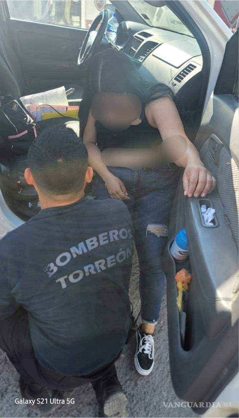 $!La joven fue rescatada.