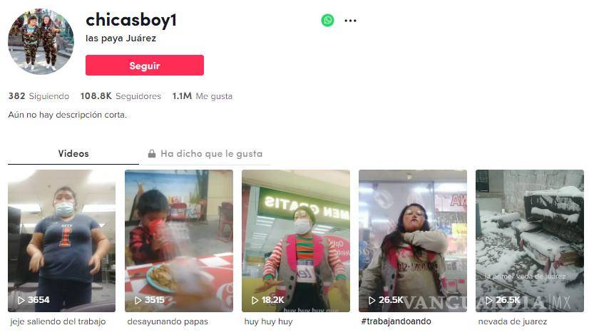 $!La cuenta @chicasboy1 ya cuenta con 108.8k de seguidores y 1.1 Me gusta.