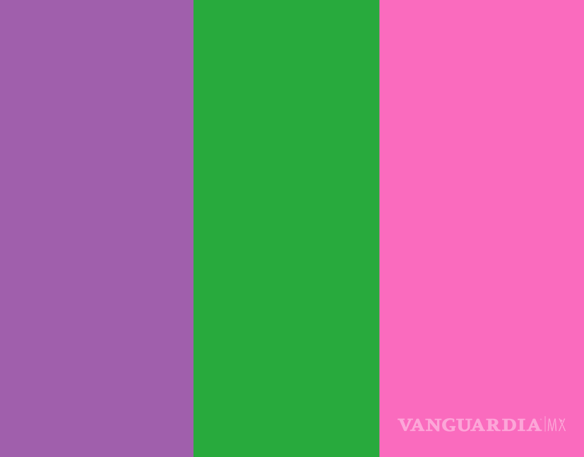 ¿Qué significan los colores morado, verde y rosa de la bandera del movimiento feminista?