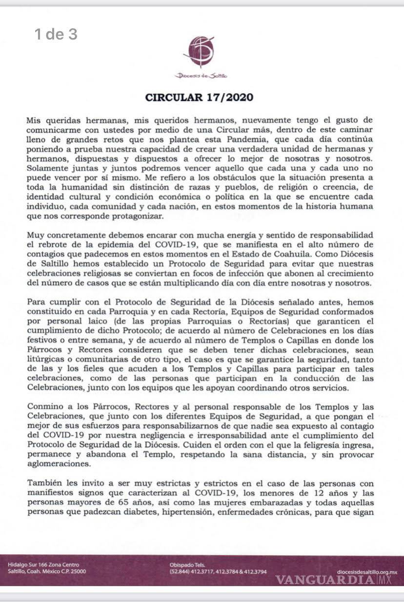 $!Despliegan templos de Saltillo equipos de vigilancia