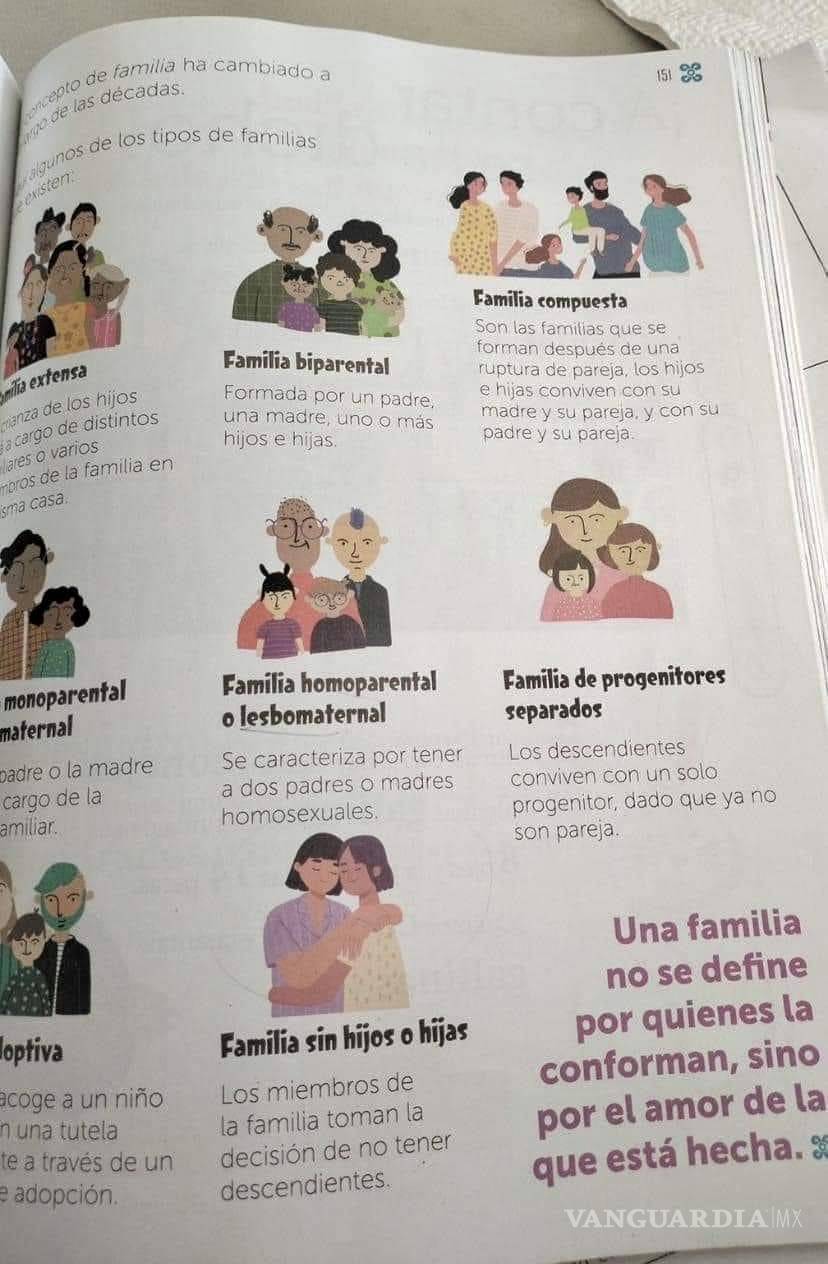$!Descripción de los tipos de familias.