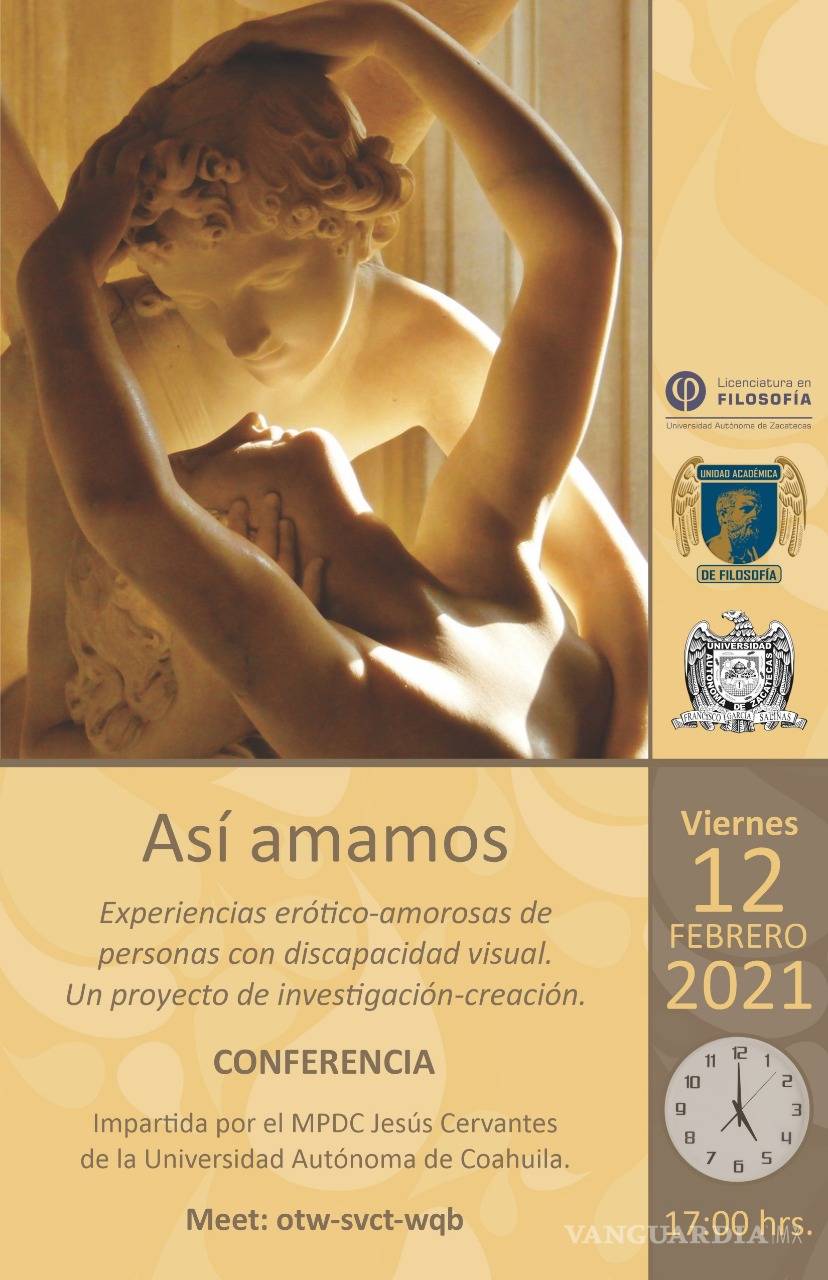 $!‘Así amamos: experiencias erótico-amorosas’ ¿Cómo son el sexo y las relaciones para las personas invidentes?