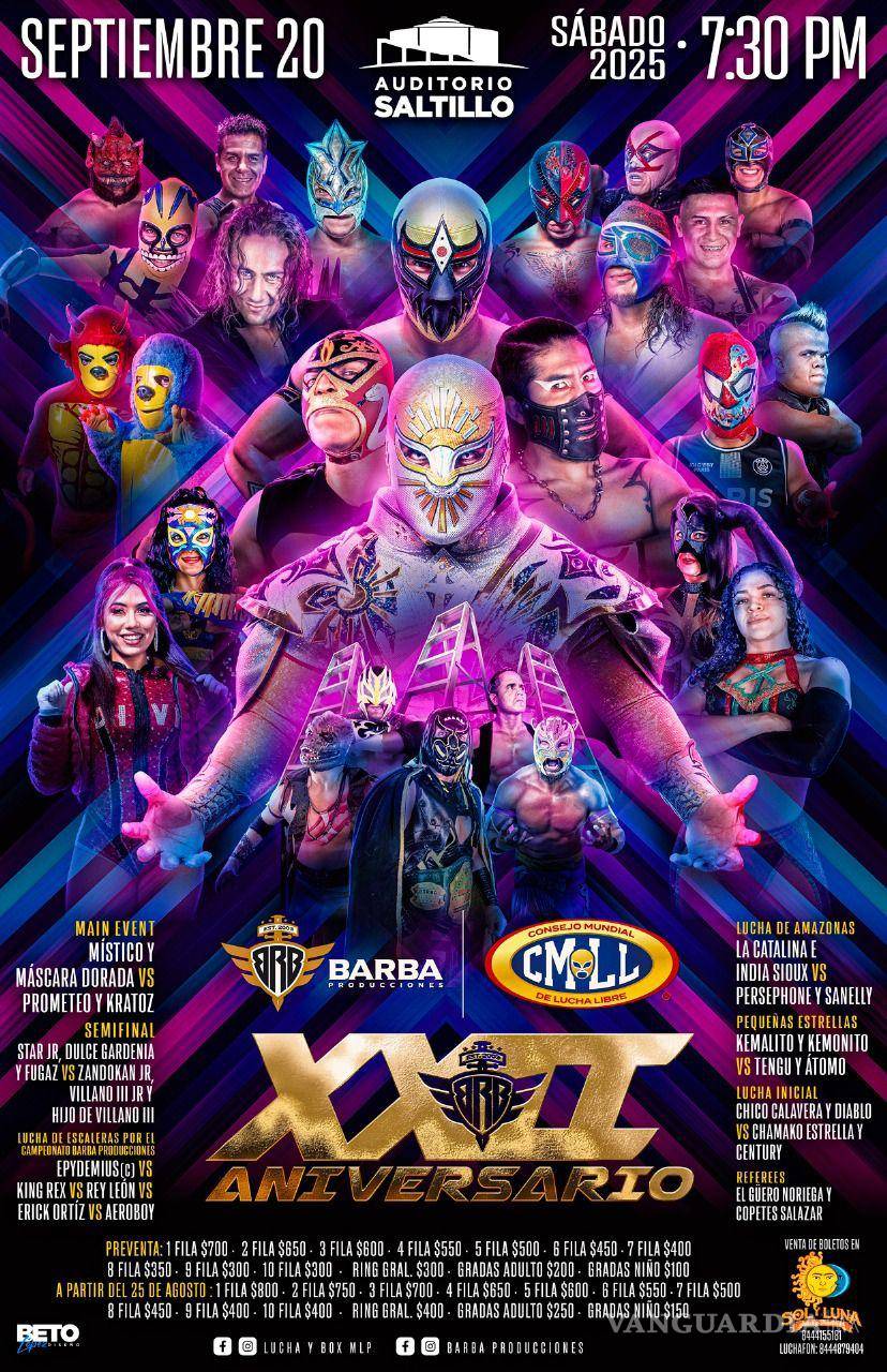 $!Esta será la cartelera ddel