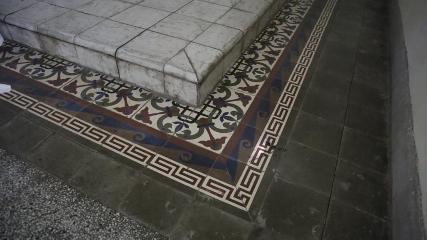 $!El azulejo original que adorna el interior de la capilla, símbolo de su rica historia