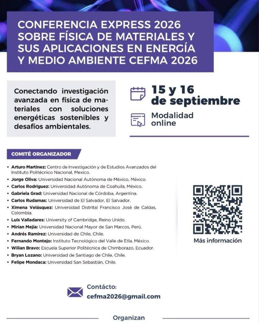 $!3La conferencia se desarrollará de manera virtual para facilitar la participación de especialistas de América Latina y Europa.
