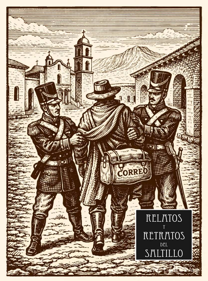 $!Juan Valdez el conductor de la valija oficial del Estado de Coahuila y Texas es apresado al llegar a Monclova en abril de 1827.