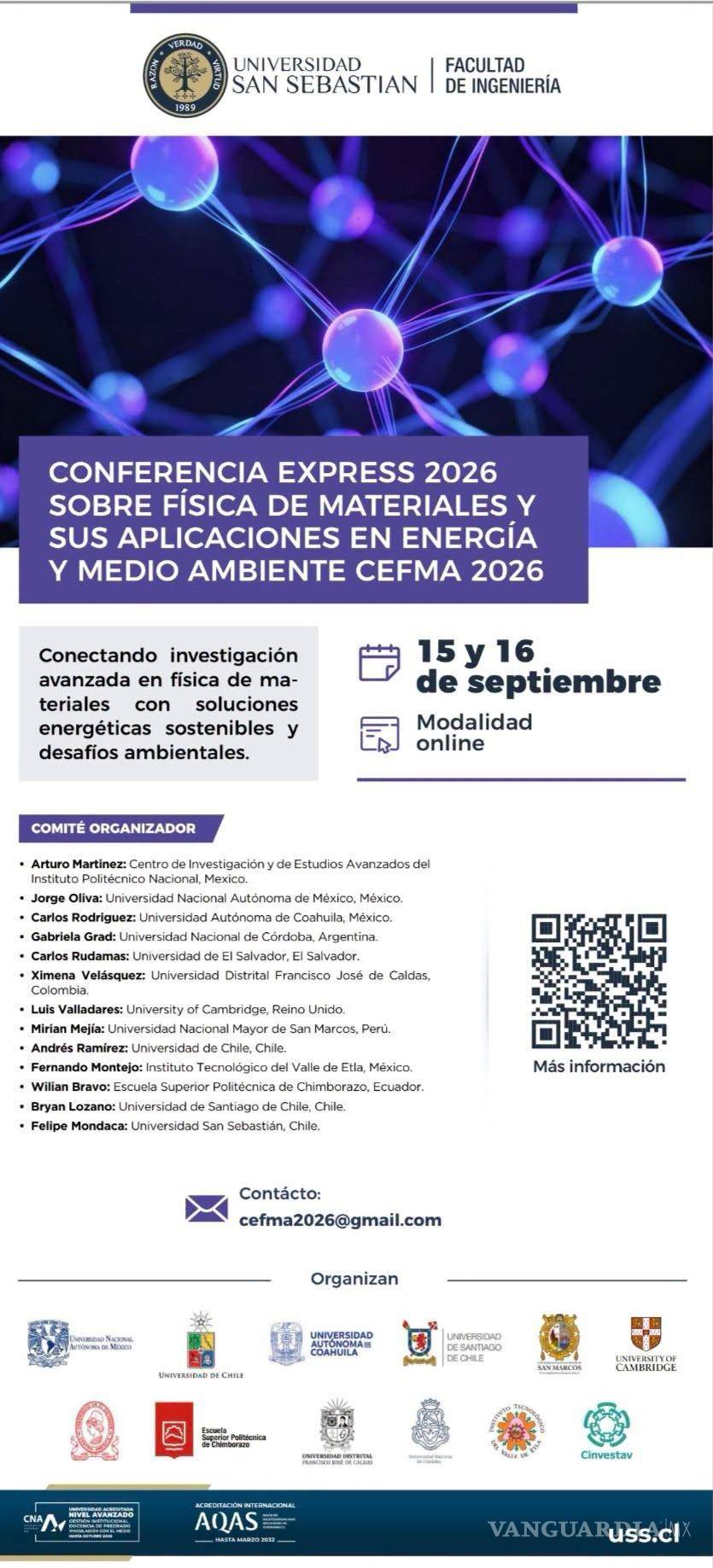$!UAdeC impulsa encuentro internacional sobre materiales, energía y sostenibilidad