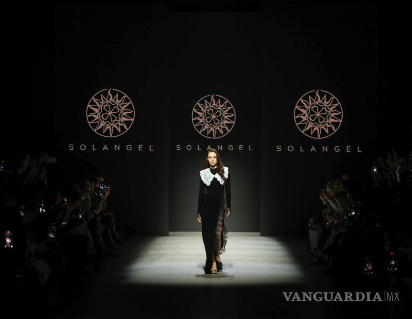 $!Solangel en la Semana de la Moda de Moscú.