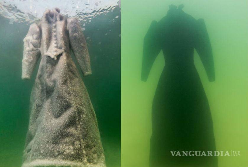 $!Artista sumerge vestido en el Mar Muerto por dos meses