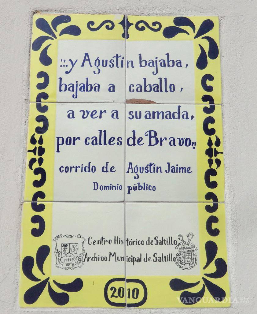 $!Una placa deja constancia del famoso recorrido de Agustín Jaime.