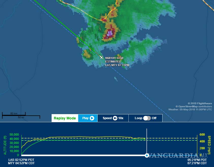 $!Se pierde aeronave en Coahuila con 18 pasajeros que venían de Las Vegas