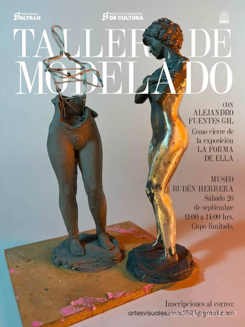 $!¿Qué hacer en Saltillo? El Komander en concierto, podcast Hablemos de lo que no existe y taller de escultura